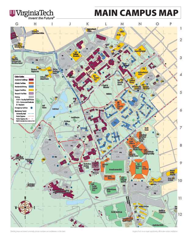 2010 Campus Map